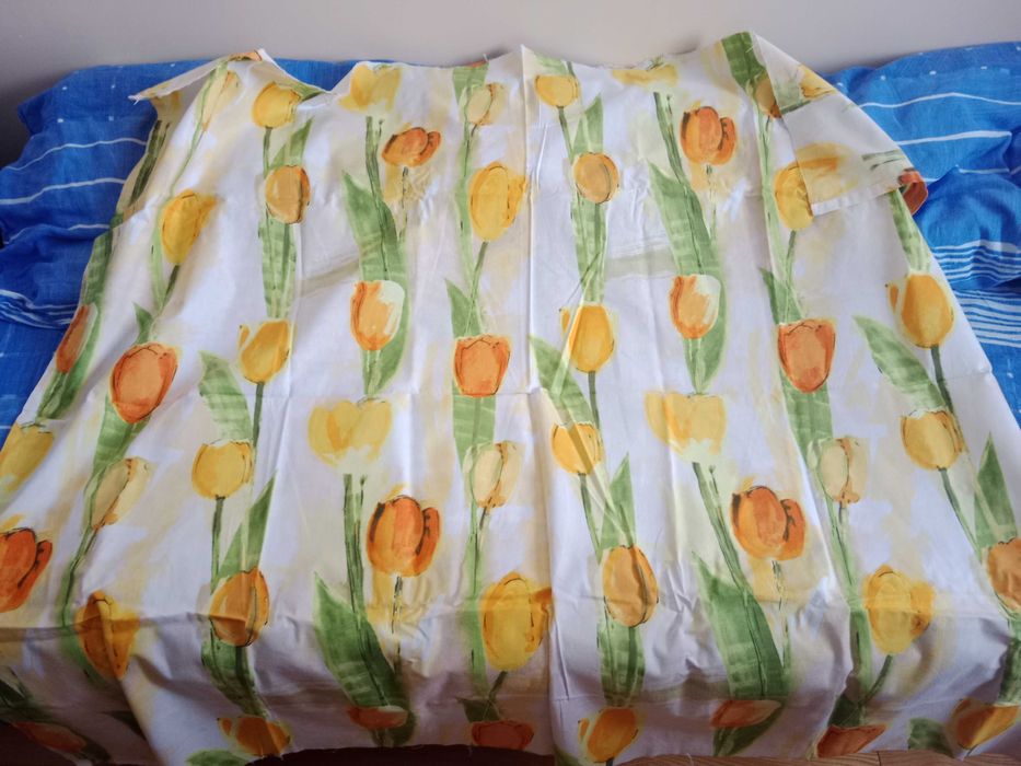 Tkanina w tulipany
