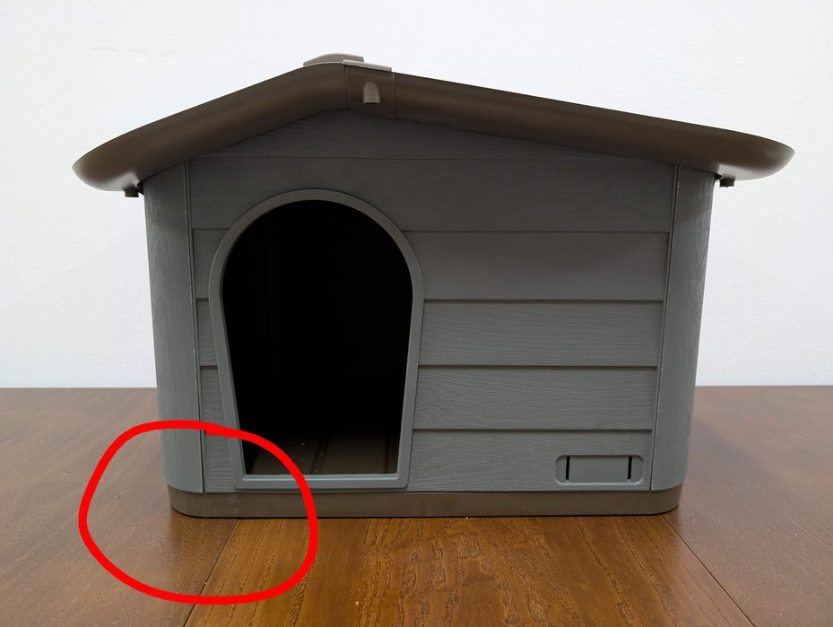 Kerbl Domek dla Kota Psa Paola Eco 60x51x41cm Niebiesko-Szary USZKODZO