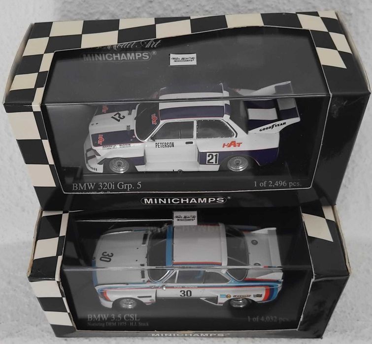 BMW 3,5 CSL (1975). Minichamps. 50€.   Vendo miniaturas da minha coleção 1/43.