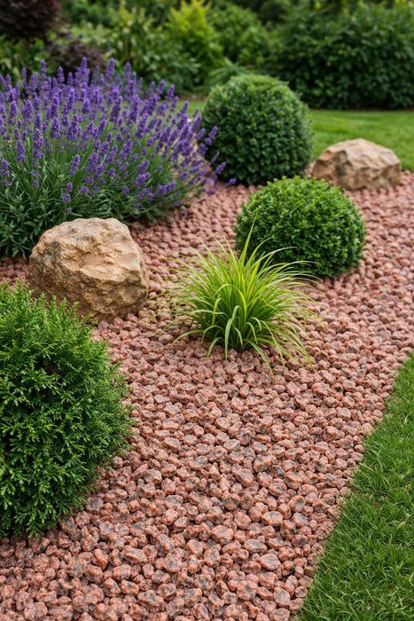 Grys granitowy 11–16 kamień ozdobny na ścieżki ogród rabat transport