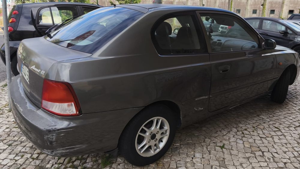 Hyundai acent cinza venda