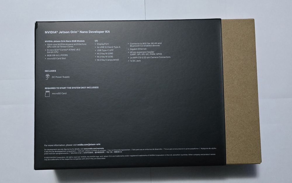 Nvidia Jetson Orin Nano 8GB Super Developer Kit