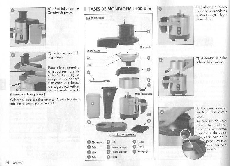 CENTRÍFUGA ROBOT COUPE J100 ULTRA INDUSTRIAL
