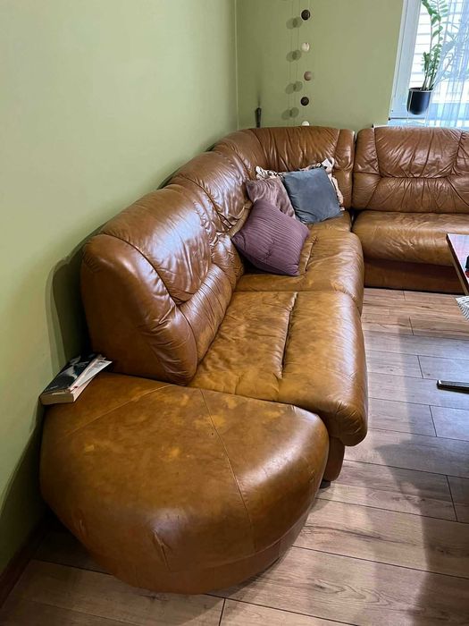 Skórzana kanapa/narożnik