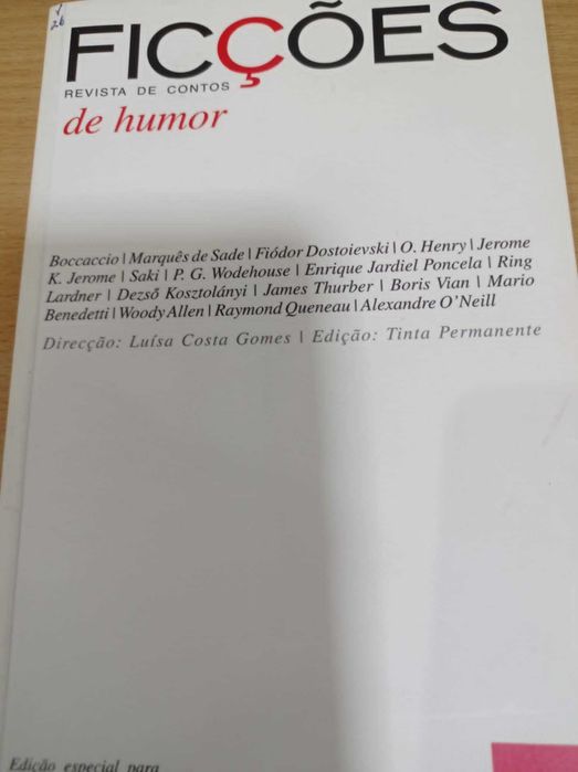 vendo livro ficções de humor