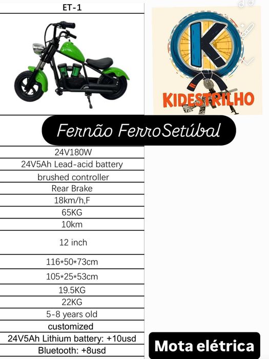 Mota Elétrica Criança KE150w