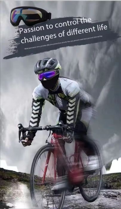 Óculos de Corrida para Motocicletas ou Bike. A prova de Vento.