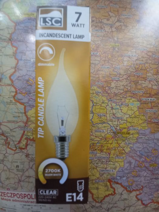 Żarówka ozdobna E14 7W / 12 szt.
