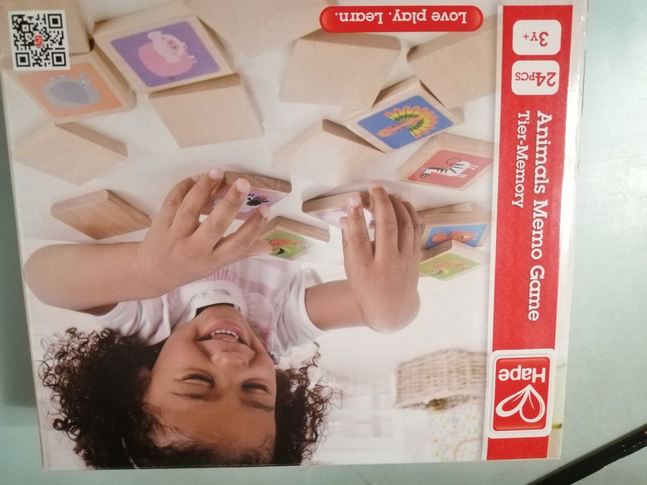 Гра з дерева Animals Memo Game т.м.Hape 3+