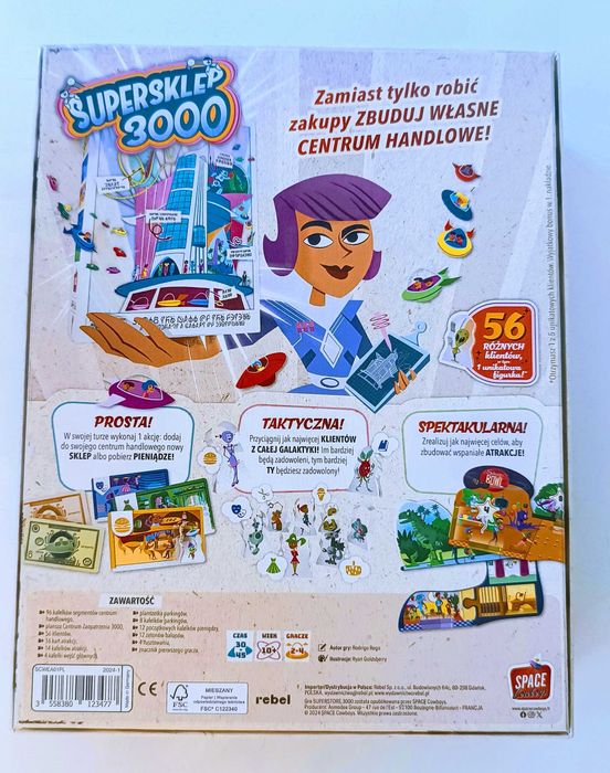 Supersklep 3000 gra planszowa REBEL
