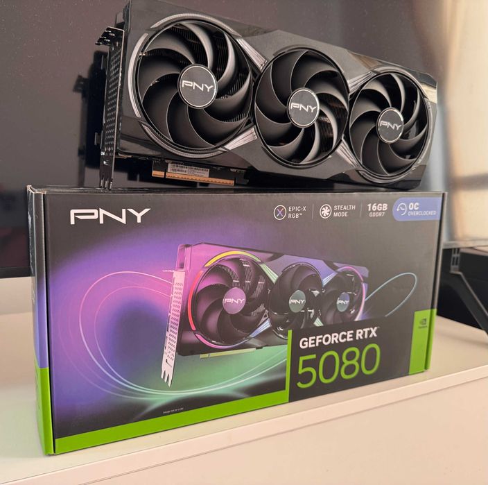 Karta Graficzna PNY GeForce RTX 5080 / 16GB VRAM GDDR7