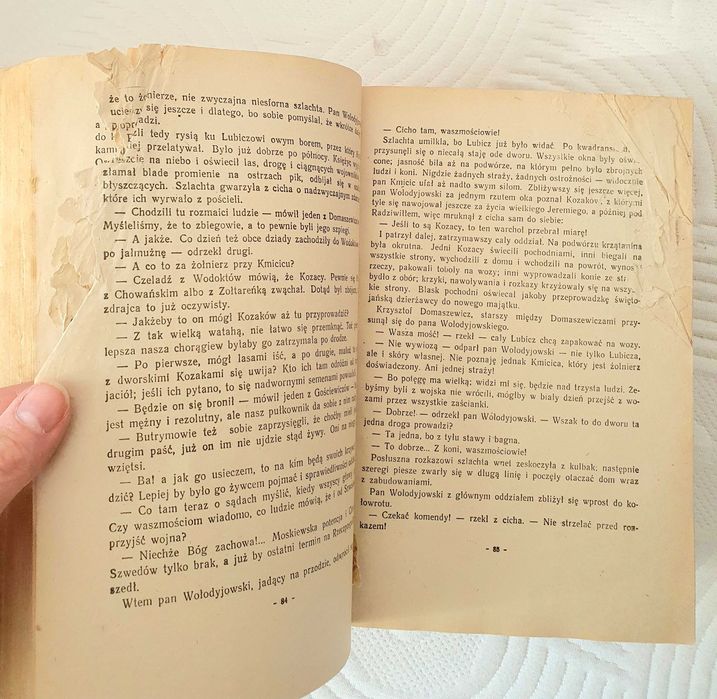 Potop 1953 stare książki vintage 3 tomy
