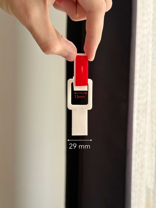 Zestaw: haczyk i klips 3D do ręczników | Bez wiercenia