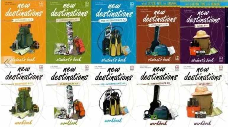 Підручники New Destinations А1.1. А1, А2, В1, В1+, В2
