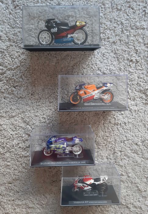 Colecção de miniaturas MOTAS escala 1/24