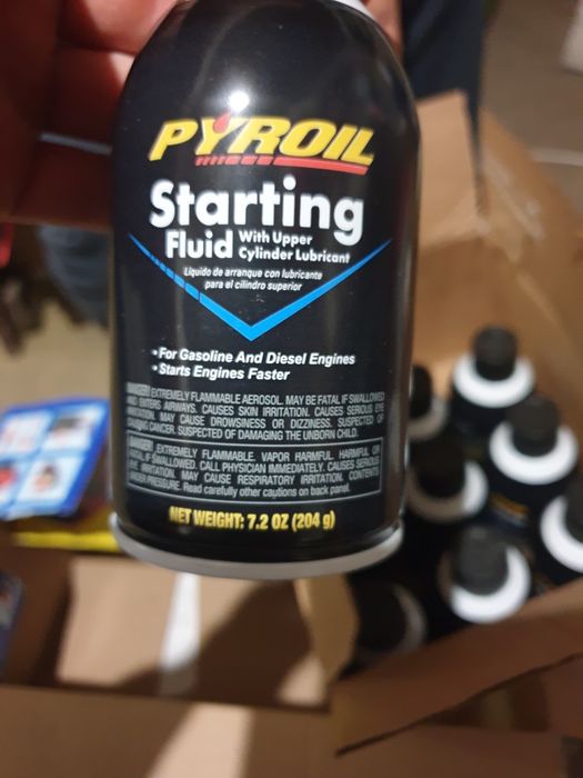 Средство для быстрого запуска двигателя с Америки Pyroil