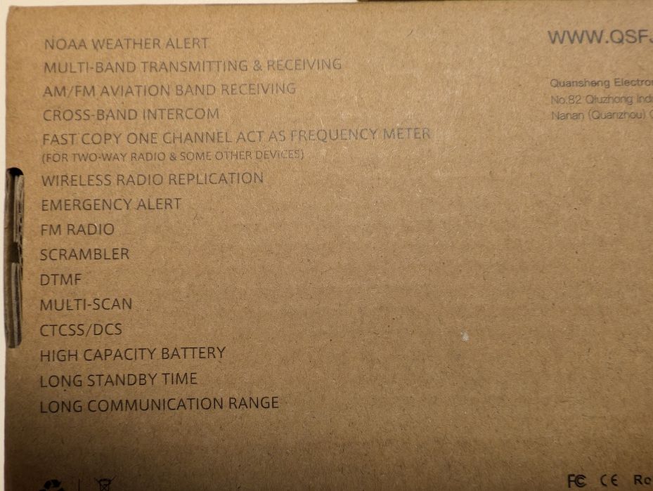 3 x UV-5R Quansheng, Baofeng