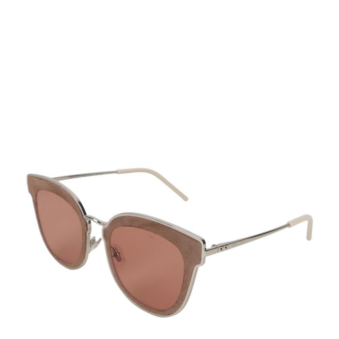 Okulary przeciwsłoneczne damskie Jimmy Choo, różowe soczewki, ochrona UV ZBH899