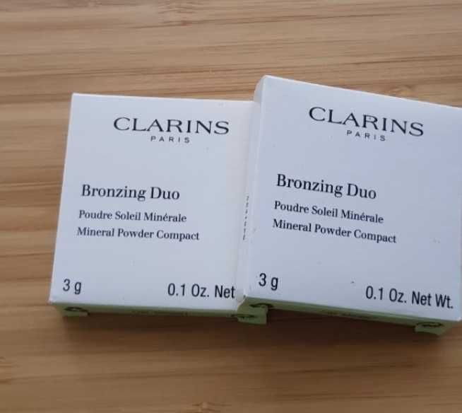 Clarins bronzing duo mineral powder compact
