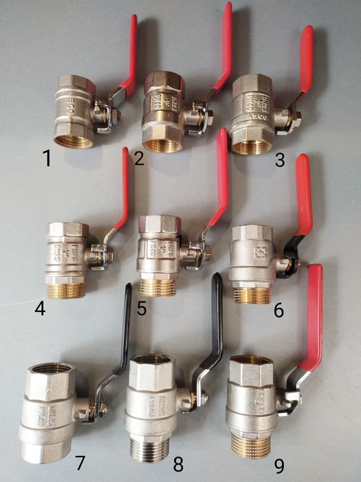 Кран шаровый кульовий на воду 25, 32, 40, 50