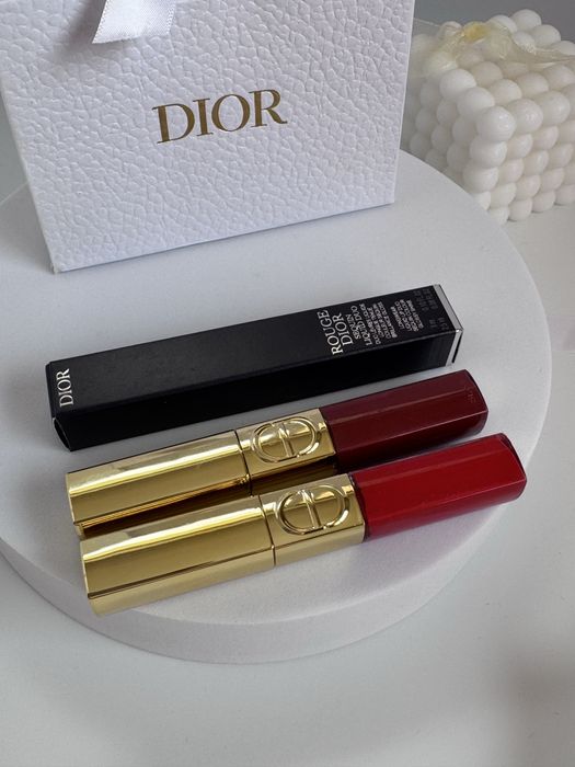 Помада  Dior rouge sequin liquid duo Міні версія 999