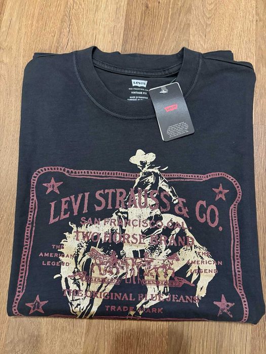 Брендові чоловічі футболки оригінал Levi's (вільний крій)