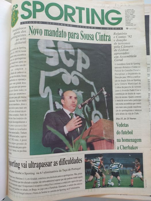 Jornal Sporting 1981,1983,1985,1986,1988,1989,1990 a 1994