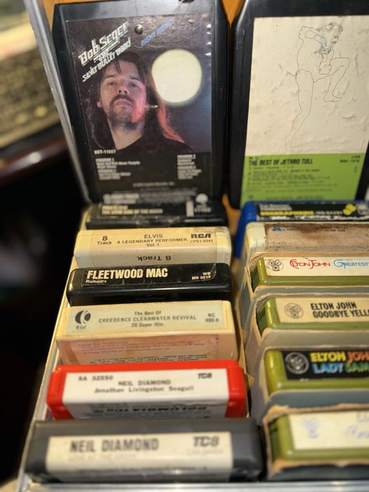 Reciver amplificador SA-8000X e 8 track 858 quadrifonico Technics topo