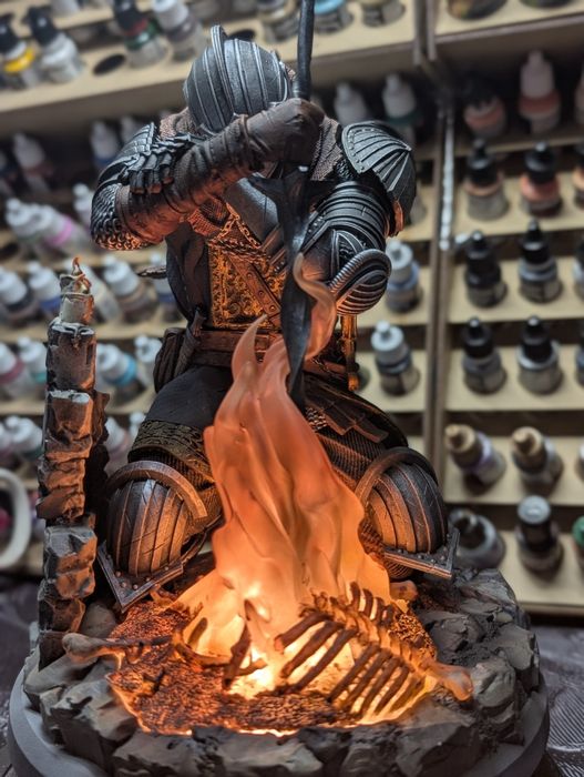 Kolekcjonerska Figurka Vyke - Elden Ring | Diorama z Podświetleniem LED (Limitowana Edycja)