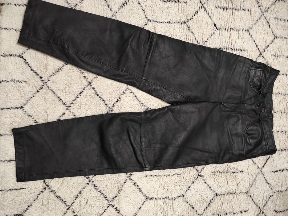 Мото штани шкіряні Front 44р. М натуральна шкіра