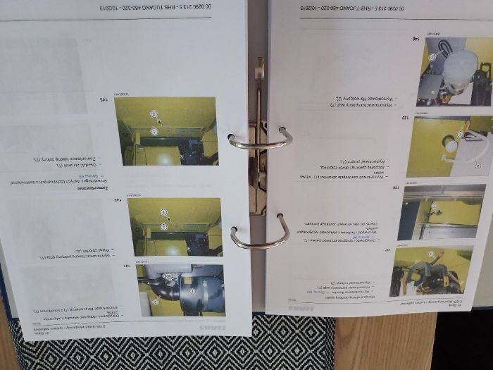 Claas Tucano 480-320 instrukcja napraw po POLSKU!