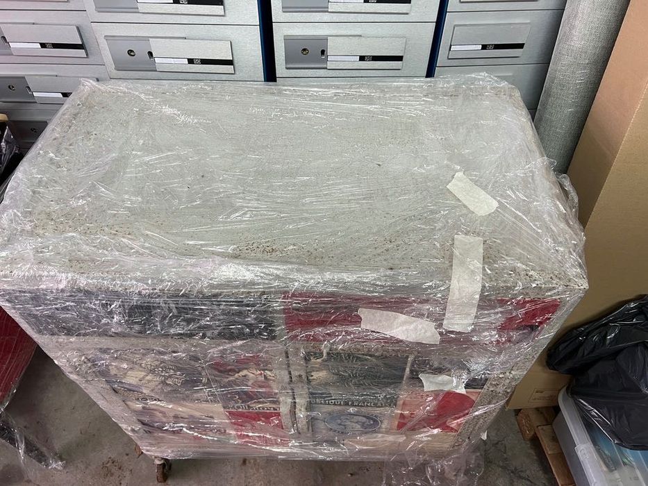 Cómoda de quarto estilo industrial vintage