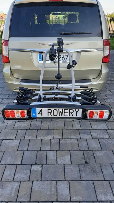 Platforma na 4 rowery bagażnik rowerowy na hak certyfikat TÜV