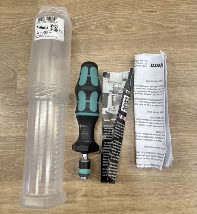 1.2-3.0 Nm Wera 7441 wkrętak klucz dynamometryczny Apple iPhone Thule