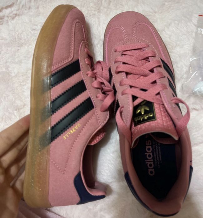 sapatilhas adidas gazelle cor de rosa