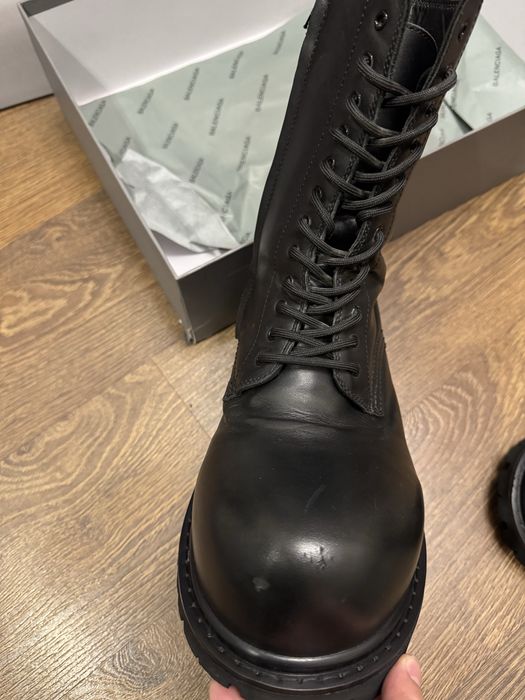 Balenciaga Stomper Boots Шкіряні