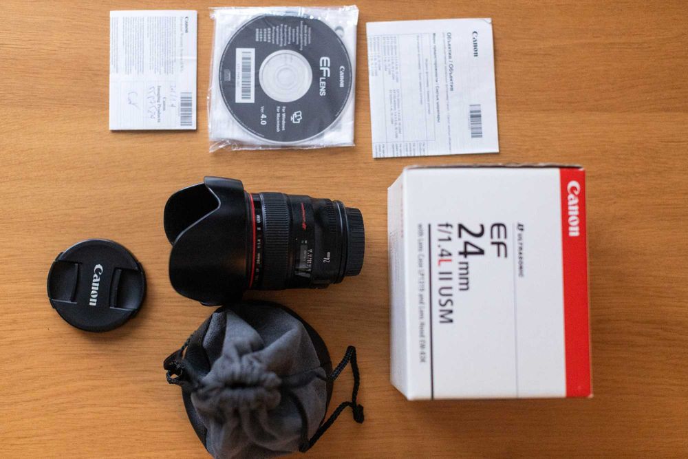 Obiektyw Canon 24mm f/1.4 L II USM
Obiektyw Canon 24mm f/1.4 L II USM