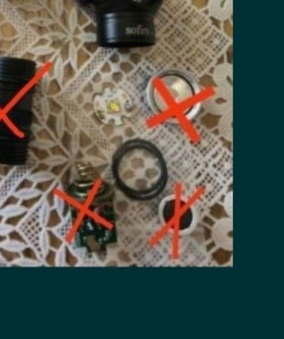 Запчастини ліхтарика sofirn hs 40