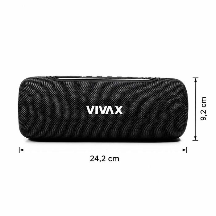 Głośnik Bluetooth VIVAX BS-110 10W TWS LED IPX5 USB-C