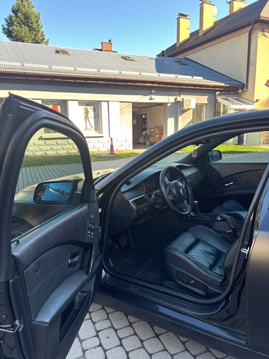 BMW E60 M54B30 231km czarna satyna ppf
