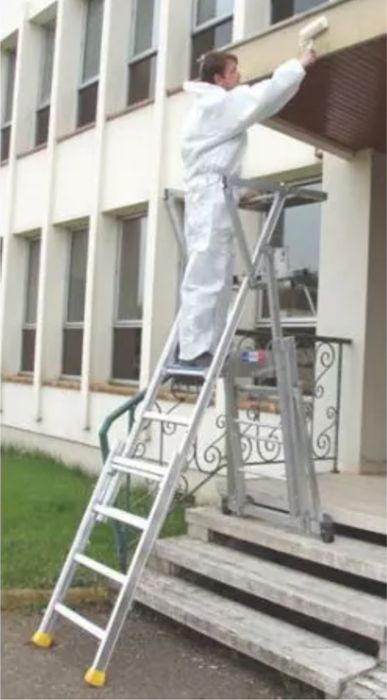 Escadas plataforma de aluminio PIRC 250R