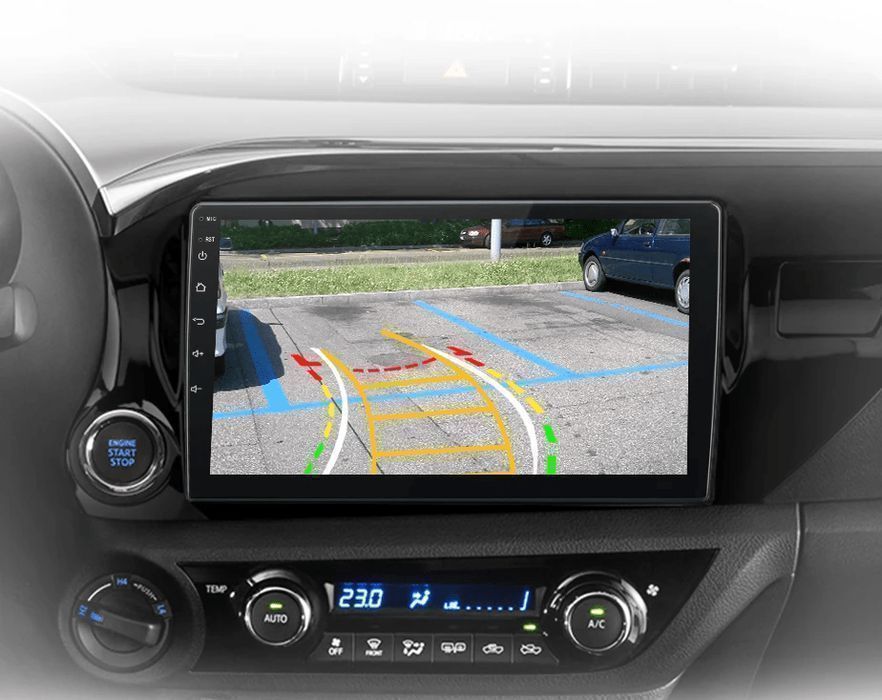 Radio Android 10,1” CarPlay Android Auto Toyota Hilux 2015–2020 PL