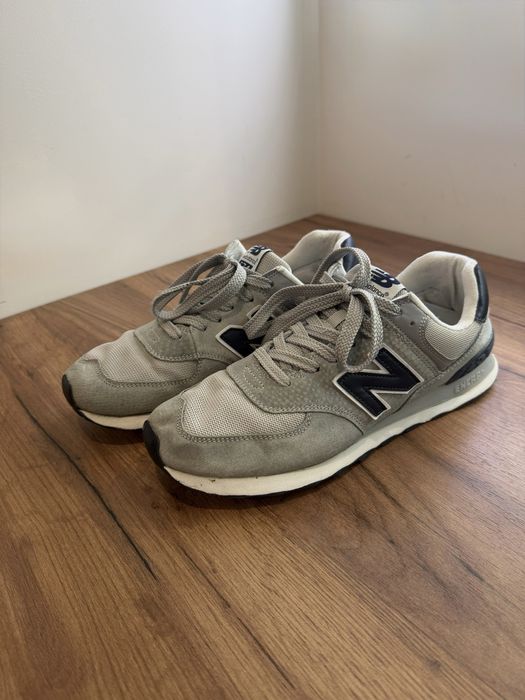 Чоловічі кросівки new balance 574 light grey blue