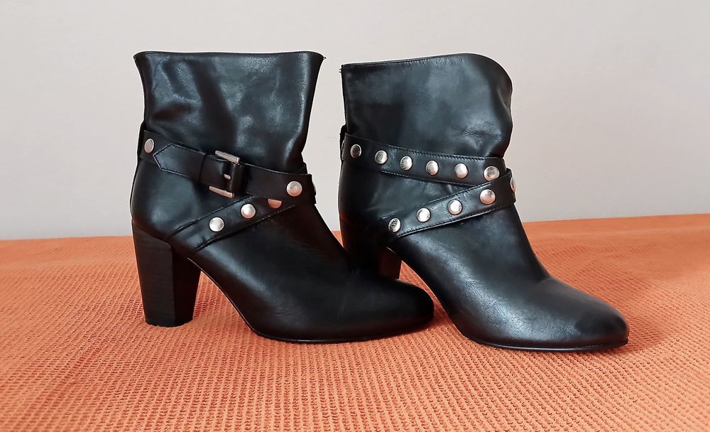 Botins La Redoute ET VOUS pele genuína
