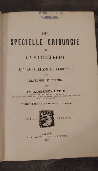 Ksiażka/podręcznik medyczny z 1900r.