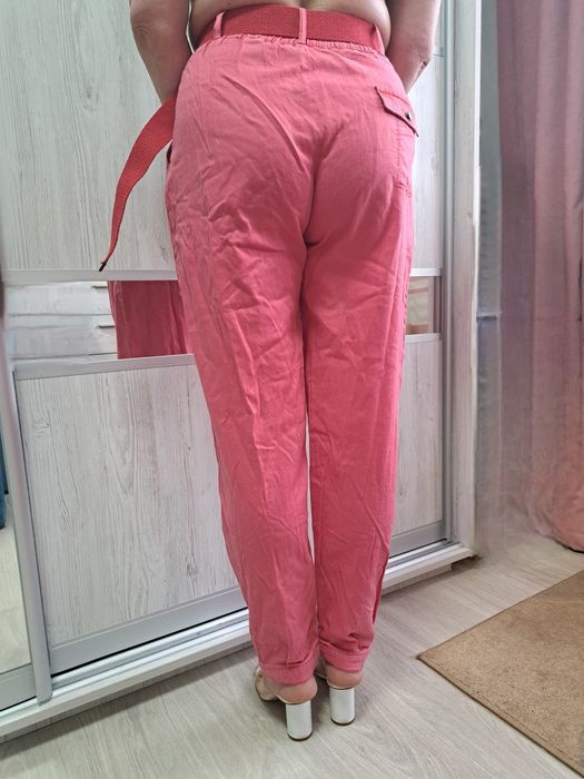 Котонові брюки на резинці