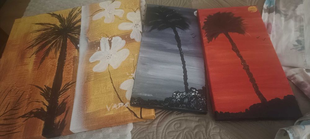 Quadros  pintura á mão