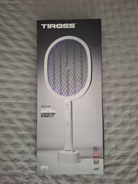 Elektryczna łapka na owady Tiross - nówka, nieśmigana