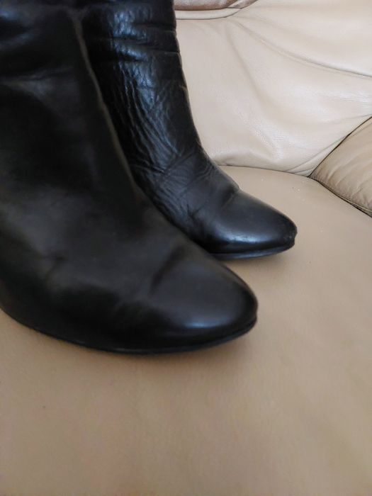 Botki skórzane w roz 39.