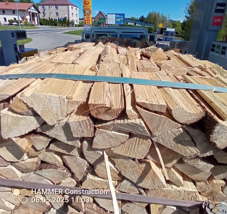 Drewno opałowe, drewno kominkowe. Sierakowice + okolice